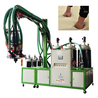 Защита на околната среда Автоматична машина за изливане на PU подметка за обувки с ниско налягане Машина за производство на пяна